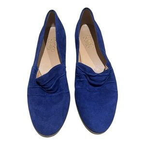 Franco‎ Sarto Fidelity Women Round Toe Suede Blue Loafer 7.5